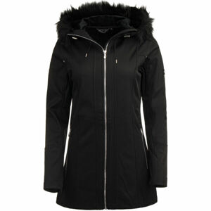 ALPINE PRO BLYTHA Dámsky softshellový kabát, čierna, veľkosť XL