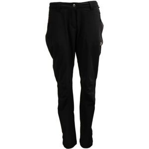ALPINE PRO COMICA čierna 34 - Dámske softshellové nohavice