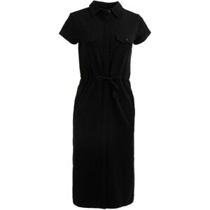 ALPINE PRO CUMSTA Dámske šaty, čierna, veľkosť M