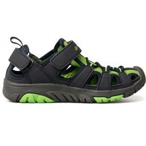 ALPINE PRO EAKY Detská letná obuv, svetlo zelená, veľkosť 32