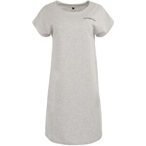 ALPINE PRO EDGERLA Dámske šaty, sivá, veľkosť S