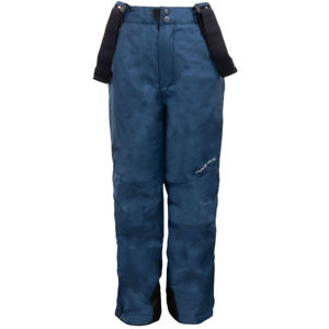 ALPINE PRO ERLO Detské lyžiarske nohavice, tmavo modrá, veľkosť 128-134