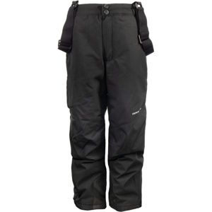 ALPINE PRO FRIDO čierna 164-170 - Detské lyžiarske nohavice