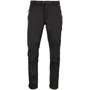 ALPINE PRO GUNNR Pánske softshellové nohavice, čierna, veľkosť 48