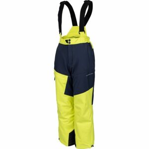 ALPINE PRO HERDO Chlapčenské lyžiarske nohavice, žltá, veľkosť 164-170
