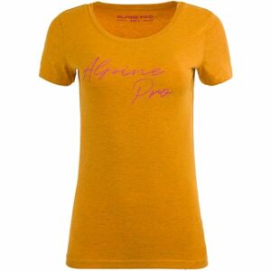 ALPINE PRO INMANA Dámske tričko, žltá, veľkosť XXL