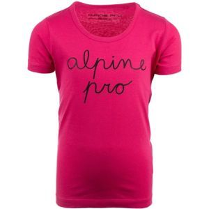 ALPINE PRO GRETO ružová 164-170 - Detské tričko