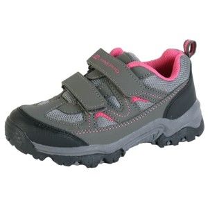 ALPINE PRO LIONO sivá 31 - Detská outdoorová obuv