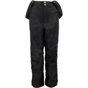 ALPINE PRO MEGGO Detské lyžiarske nohavice, čierna, veľkosť 140-146