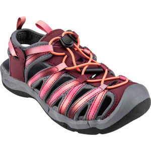 ALPINE PRO MERTO Detská letná obuv, červená, veľkosť 34