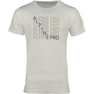 ALPINE PRO EMMET biela XL - Pánske tričko