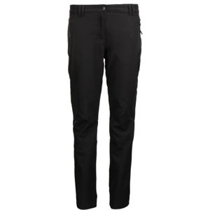 ALPINE PRO NINGALA čierna 40 - Dámske softshellové nohavice