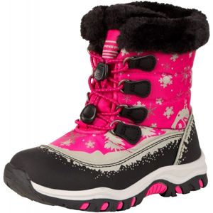 ALPINE PRO TREJO ružová 31 - Detská zimná obuv