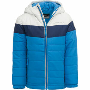 ALPINE PRO TUGESO Chlapčenská lyžiarska bunda, modrá, veľkosť 104-110