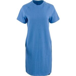 ALPINE PRO XEDA Dámske šaty, modrá, veľkosť S