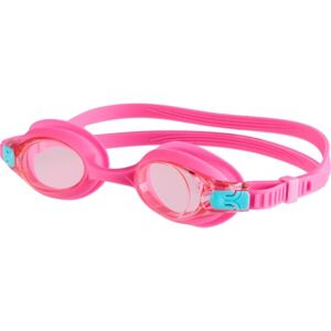 AQUOS MONGO JR Juniorské plavecké okuliare, ružová, veľkosť os