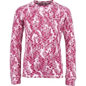 Arcore ELIAS ružová 116-122 - Detské termo tričko s dlhým rukávom