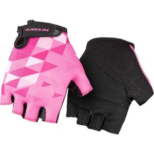 Arcore LUKE Dievčenské cyklistické rukavice, ružová, veľkosť 10