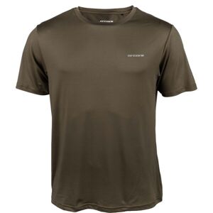 Arcore GREY Pánske bezšvové tričko, khaki, veľkosť