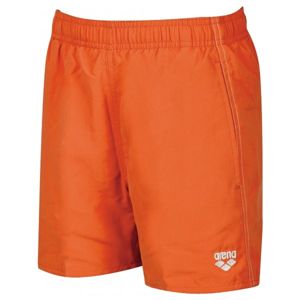 Arena FUNDAMENTALS JR BOXER oranžová 8-9 - Chlapčenské plavecké šortky
