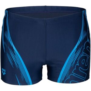 Arena SWIM SHORT GRAPHIC Pánske nohavičkové plavky, tmavo modrá, veľkosť 8