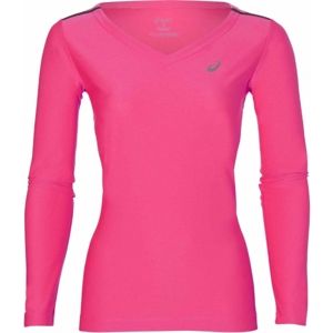 Asics LS TOP W ružová XS - Dámske športové tričko