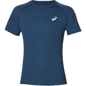 Asics SILVER ICON TOP modrá XL - Pánske bežecké tričko