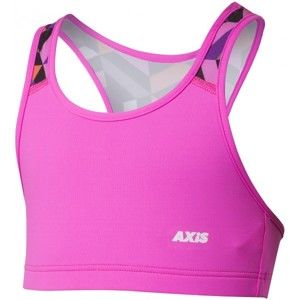 Axis FITNESS BRA Dievčenská fitness podprsenka, ružová,biela, veľkosť