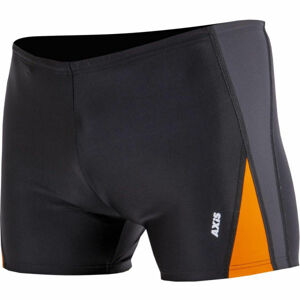 Axis PLAVECKÉ ŠORTKY Pánske nohavičkové plavky, čierna,sivá,oranžová, veľkosť