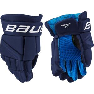 Bauer X GLOVE SR Hokejové rukavice, tmavo modrá, veľkosť 14
