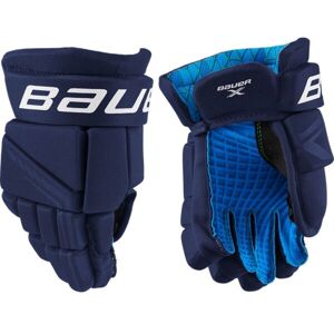 Bauer X GLOVE YTH Detské hokejové rukavice, čierna, veľkosť 9