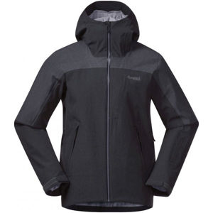 Bergans HAFJELL INS JKT Pánska lyžiarska bunda, tmavo sivá, veľkosť XL
