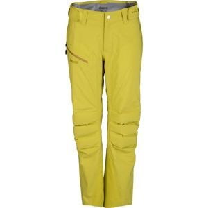 Bergans HEMSEDAL HYBRID LADY PNT žltá M - Dámske lyžiarske nohavice