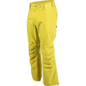 Bergans HEMSEDAL HYBRID PNT žltá XL - Pánske lyžiarske nohavice