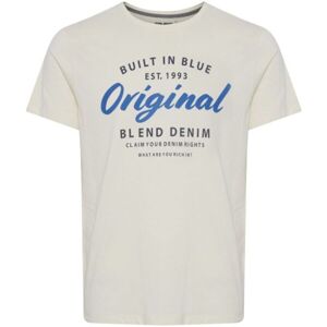 BLEND REGULAR FIT Pánske tričko, khaki, veľkosť XXL