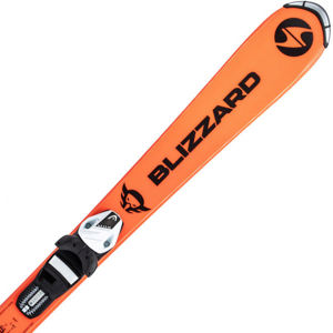 Blizzard FIREBIRD JUNIOR ORANGE + TYROLIA SLR 4.5 WHITE/BLACK  120 - Detské zjazdové lyže