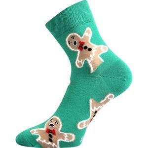 Boma PATTE 022 zelená 35/38 - Vianočné ponožky