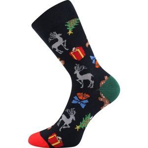 Boma N03057 S-PATTE čierna 35 - 38 - Vianočné ponožky