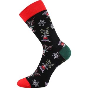 Boma N03059 S-PATTE čierna 35 - 38 - Vianočné ponožky