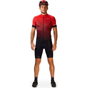 Briko CLASSIC STAIN Pánsky cyklistický dres, červená, veľkosť XXL