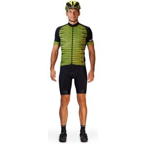 Briko CLASSIC STREAK Pánsky cyklistický dres, svetlo zelená, veľkosť M