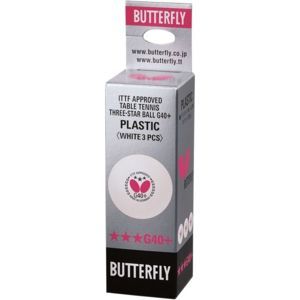 Butterfly G 40+ biela  - Loptičky na stolný tenis