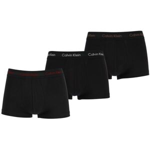 Calvin Klein 3 PACK LO RISE TRUNK Pánske boxerky, čierna, veľkosť M