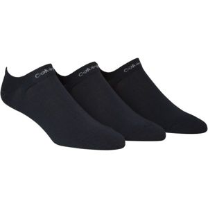 Calvin Klein 3PK NO CUSHION LINER biela  - Pánske ponožky