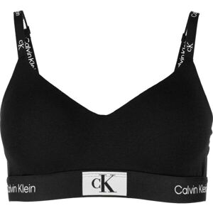 Calvin Klein ´96 COTTON-LGHT LINED BRALETTE Dámska podprsenka, čierna, veľkosť
