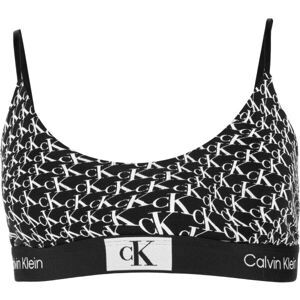 Calvin Klein ´96 COTTON-UNLINED BRALETTE Dámska podprsenka, čierna, veľkosť XL