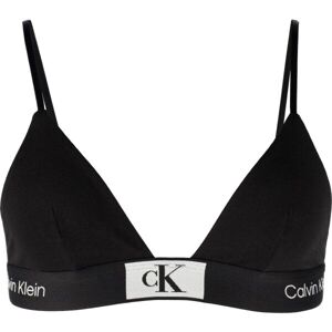 Calvin Klein ´96 COTTON-UNLINED TRIANGLE Dámska podprsenka, čierna, veľkosť XS