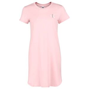 Calvin Klein S/S NIGHTSHIRT Dámska nočná košeľa, ružová, veľkosť M