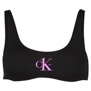 Calvin Klein CK1-S-BRALETTE-RP Dámsky vrchný diel plaviek, čierna, veľkosť L