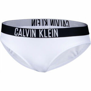 Calvin Klein CLASSIC BIKINI Dámsky spodný diel plaviek, biela, veľkosť L